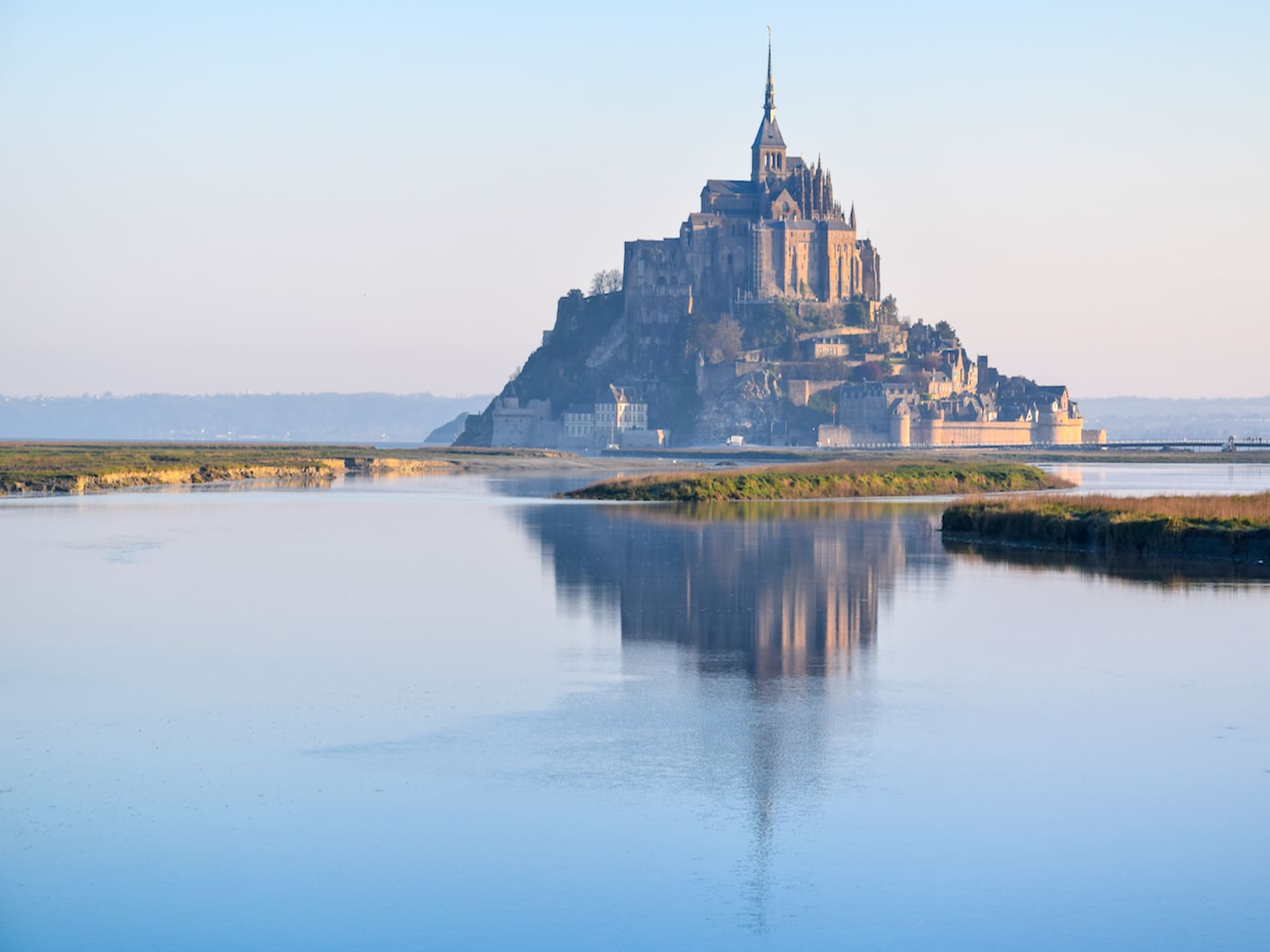 visiter le mont saint michel à marée haute